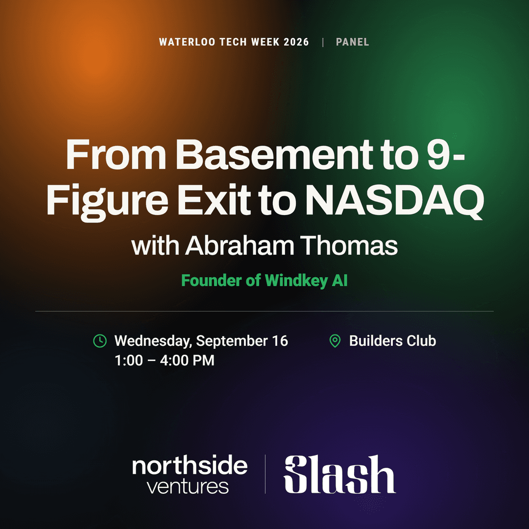 From Basement to 9-Figure Exit to NASDAQ; a Fireside Chat with Windkey AI cover photo